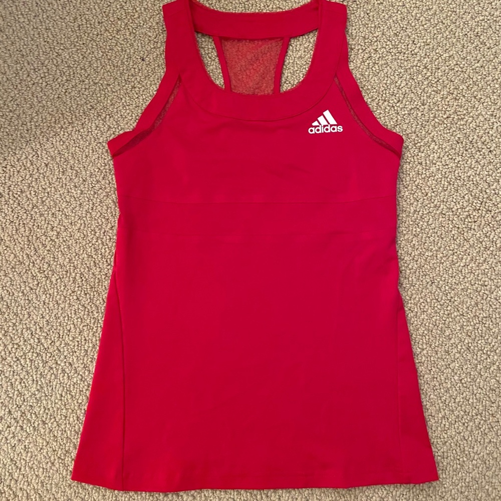 Pink Adidas Workout Tank Top